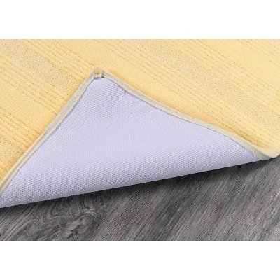 Nylon Washable Bathroom Rug Yellow - Garland Rug - Image 5