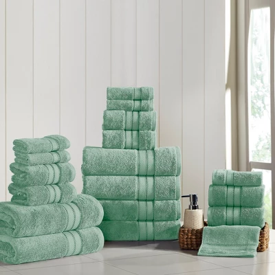 Modern Threads Spunloft 18 Piece Towel Set. - Image 6