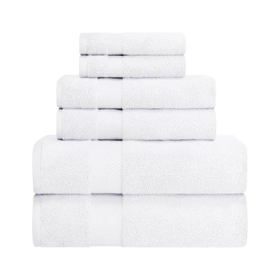 Fast-Drying Zero-Twist Cotton Assorted 6-Piece Towel Set - Blue Nile Mills - Image 13