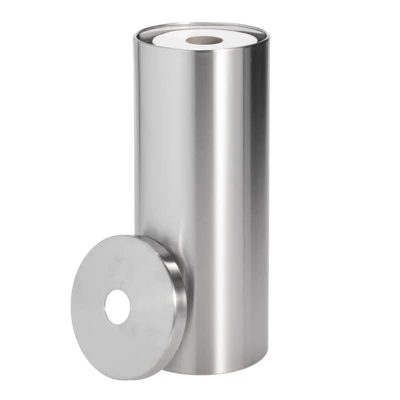 MDesign 3 Roll Toilet Paper Stand Holder For Bathroom Storage - Image 4