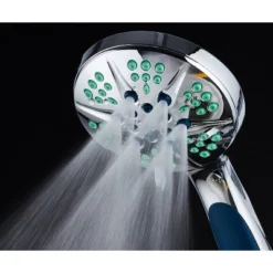 Six Setting High Pressure Ultra Luxury Handheld Shower Head Chrome - Hotelspa Notilus