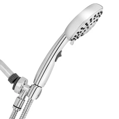 8ft Easy Reach Hose Hand Held Shower Head Chrome - Waterpik - Image 8