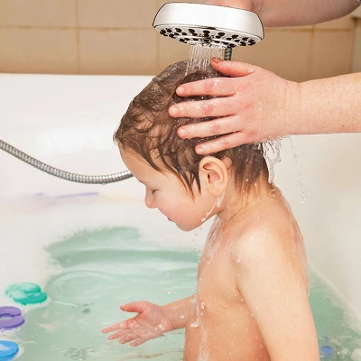 8ft Easy Reach Hose Hand Held Shower Head Chrome - Waterpik - Image 2