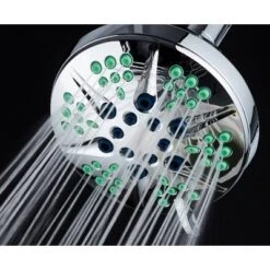 Six Setting High Pressure Ultra Luxury Shower Head Chrome - HotelSpa