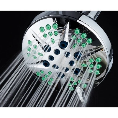 Six Setting High Pressure Ultra Luxury Shower Head Chrome - HotelSpa