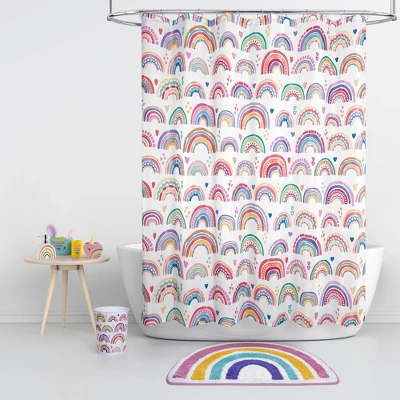 Rainbow Hearts Bath Rug - Allure Home Creations - Image 4