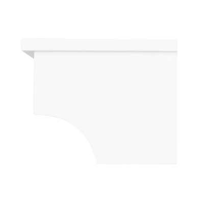 Dover Over The Toilet Hutch Bathroom Shelf With Two Doors And Two Towel Rods White - Alaterre Furniture - Image 11