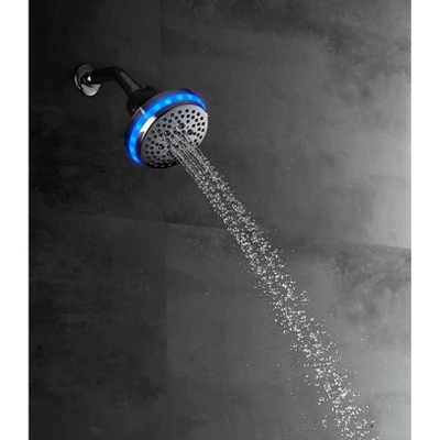 2.5 GPM Four Function Wall Mount Wave Sensor Shower Head With Temp LED - Tosca - Image 2