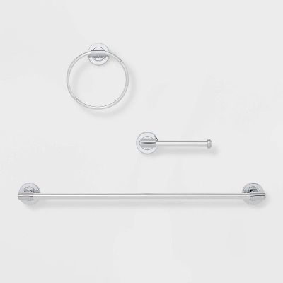 3pc Clean Bath Hardware Set - Threshold™ - Image 4