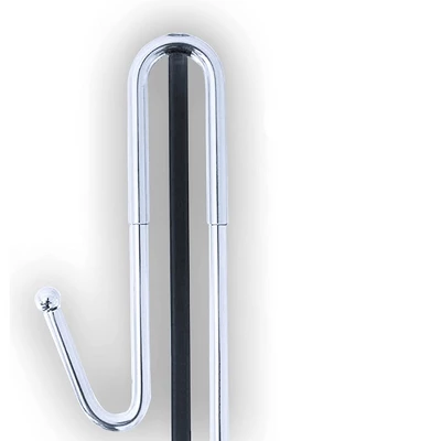 Bamodi 27" X 7" Stainless Steel Hanging Shower Caddy With 2 Towel Hooks - Silver - Image 2