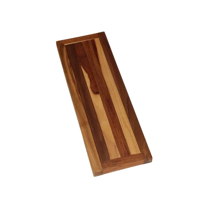 29"x2" Eleganto Teak Wood Bathtub Storage Caddy Natural - EcoDecors - Image 8