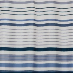 Cubes Striped Shower Curtain Blue - SKL Home