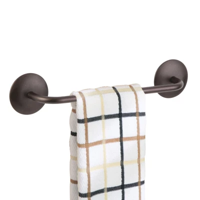 MDesign Small Hand Towel Storage Bar, Strong Self Adhesive, 2 Pack - Image 3