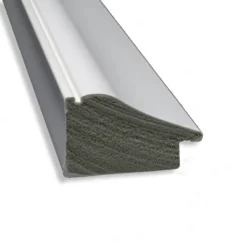 40" X 28" Non-Beveled Vanity White Narrow Bathroom Wall Mirror - Amanti Art