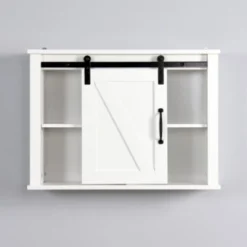 Organnice Bathroom Wall Cabinet With 2 Adjustable Shelves