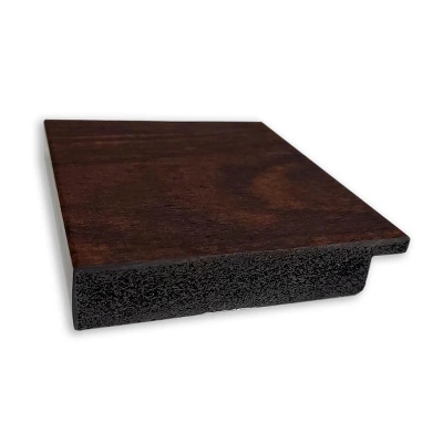 Amanti Art Wildwood Brown Petite Bevel Bathroom Wall Mirror 29 X 23 In. - Image 2