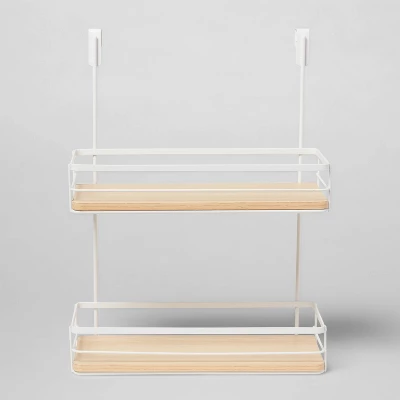 Over The Cabinet Tiered Shelves With Wood - Brightroomâ„¢ - Image 5