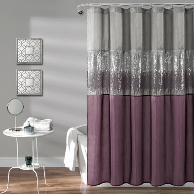 72"x72" Night Sky Shower Curtain - Lush Décor - Image 4