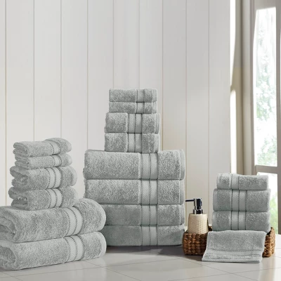 Modern Threads Spunloft 18 Piece Towel Set. - Image 8