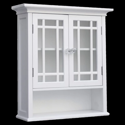 Neal Wall Cabinet With 2 Doors - Elegant Home Fashions - Image 9
