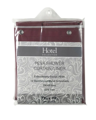 GoodGram Hotel Collection Non-Toxic 10 Gauge Peva Shower Curtain Liners - Image 6