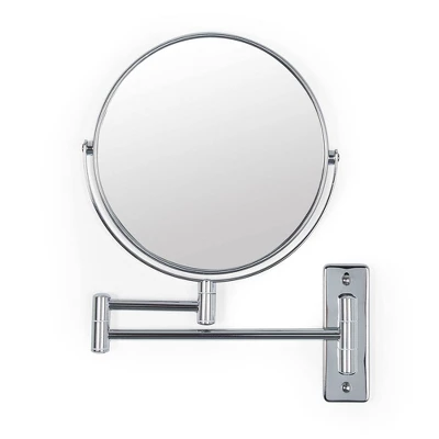 8" Cosmo Double Sided Wall Mount Magnifying Vanity Mirror Chrome - Better Living Products