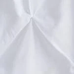 Sweet Home Collection - Hudson Pintuck Fabric Shower Curtain 72" X72" - Image 2