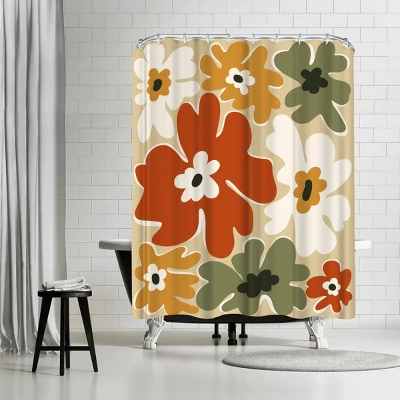 Americanflat 71x74 Floral & Botanical Shower Curtain By Miho Art Studio - Image 18