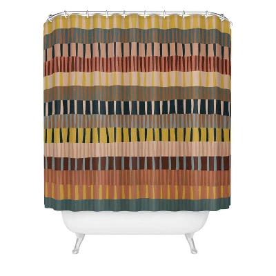 Alisa Galitsyna Mix Of Stripes 2 Shower Curtain White - Deny Designs - Image 2