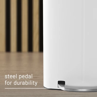 Happimess Marco Rectangular 10.5-Gallon Double Bucket Trash Can With Soft-Close Lid - Image 5