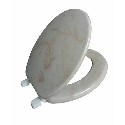 Marble Print Toilet Seat - J&V TEXTILES - Image 2