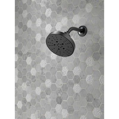 Universal Showering Components H2Okinetic 5-Setting Contemporary Raincan Shower Head - Image 4