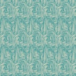 Holli Zollinger Kikka Teal Shower Curtain Tan - Deny Designs
