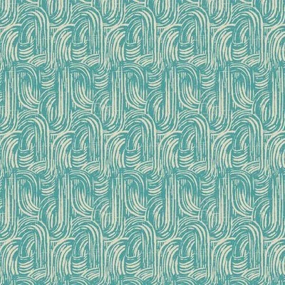 Holli Zollinger Kikka Teal Shower Curtain Tan - Deny Designs