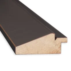 23" X 29" Non-Beveled Lara Wood Bathroom Wall Mirror Bronze - Amanti Art