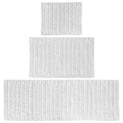 MDesign Soft Cotton Spa Mat Rug For Bathroom, Varied Sizes, Set Of 3 - Image 7