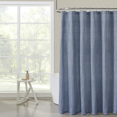 Hotel Collection Premium Waffle Weave Mold & Mildew Resistant Fabric Shower Curtain By Kate Aurora - Image 7