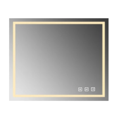 Organnice Frameless Anti-Fog Bathroom Vanity Mirror With Dimmable Light - Image 4