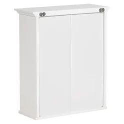 Symphony Wall Cabinet White - Elegant Home Fashions