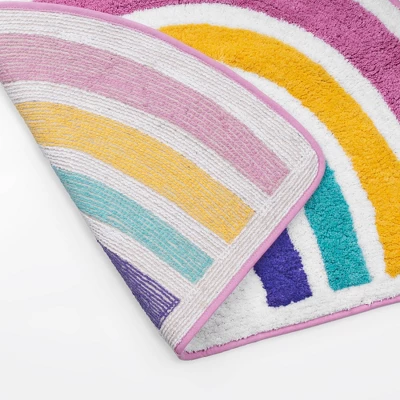 Rainbow Hearts Bath Rug - Allure Home Creations - Image 3