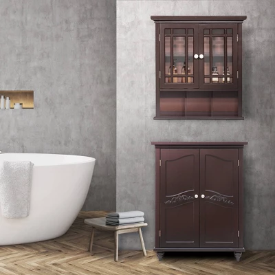 Neal Wall Cabinet With 2 Doors - Elegant Home Fashions - Image 7