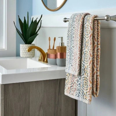 Rhapsody Bath Towel Red - SKL Home - Image 4