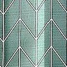 Kate Aurora Simple Living Herringbone Designed Fabric Shower Curtain - 70 In. W X 72 In. L - Image 2