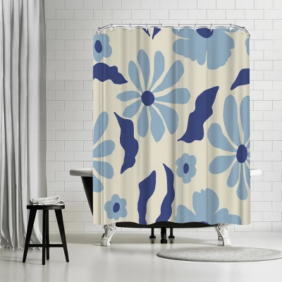 Americanflat 71x74 Floral & Botanical Shower Curtain By Miho Art Studio - Image 14