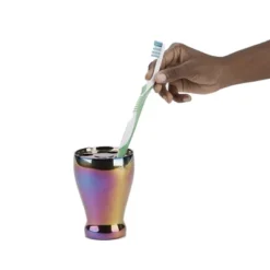 Iridescent Rainbow Toothbrush Holder - Mind Reader