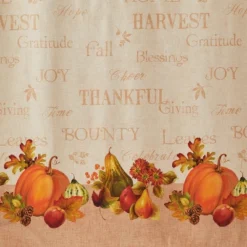 Harvest Bounty Shower Curtain Natural - SKL Home