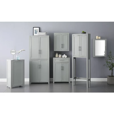 Savannah Medicine Cabinet Gray - Crosley - Image 10
