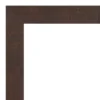 Amanti Art Wildwood Brown Petite Bevel Bathroom Wall Mirror 29 X 23 In.