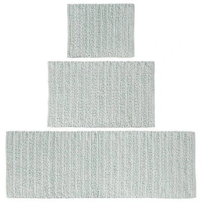 MDesign Soft Cotton Spa Mat Rug For Bathroom, Varied Sizes, Set Of 3 - Image 10
