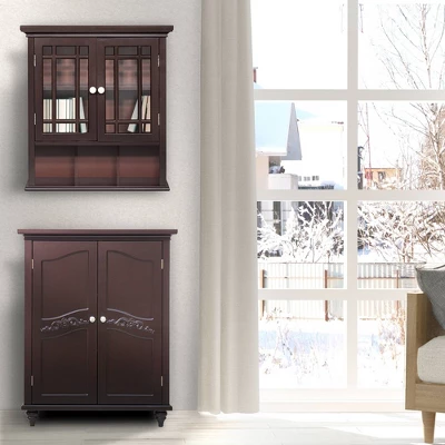 Neal Wall Cabinet With 2 Doors - Elegant Home Fashions - Image 8